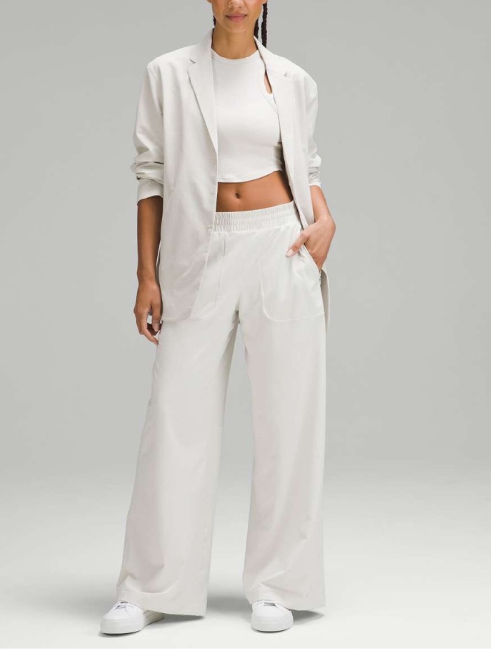 Lululemon Swift Wide Leg Mid-Rise Pants NWT Bone